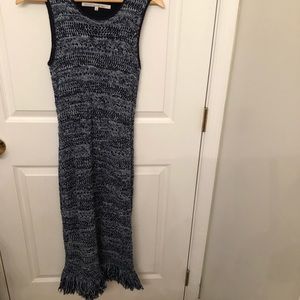 Rachel Roy blue sweater dress- size large